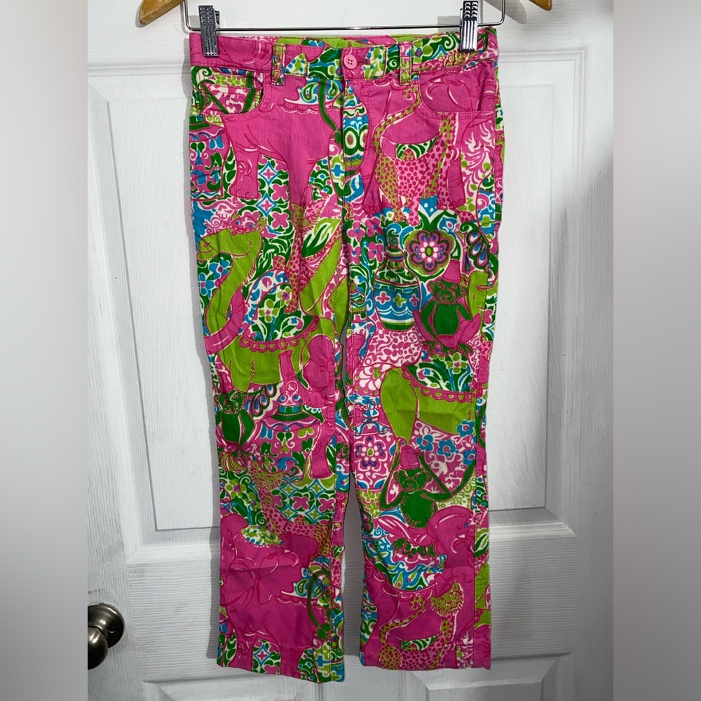 Lilly Pulitzer Girls Corduroy Pants Size 10